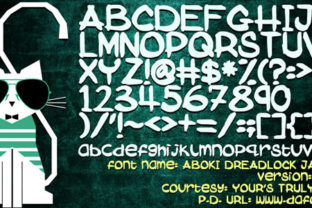 Aboki Dreadlock Jam Suya: The Bold Font for Bold Ideas