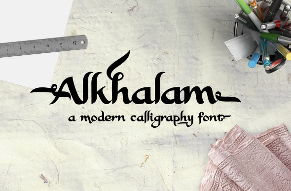 Alkhalam: A Bold Modern Typeface for Creative Projects