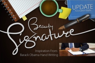 Beauty Signature: A Font Inspired by Presidential Elegance
