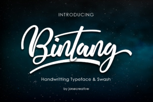 Bintang: A Modern Calligraphy Brush Script That Captures Attention