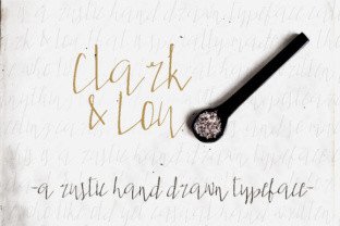 Clark Lou: The Rustic Feminine Handwriting Font for Special Occasions
