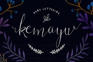 Discovering Kemayu: The Elegant Hand Lettering Typeface