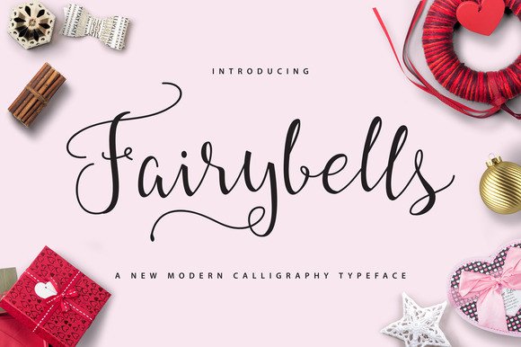 Fairybells: A Calligraphy Typeface for Modern Elegance