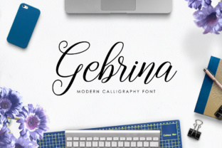 Gebrina Script: A Modern Handwritten Font for Creative Projects