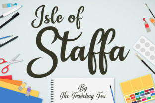 Isle of Staffa: A Typographic Journey Through Strength and Character