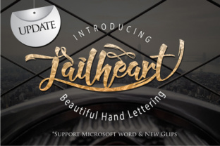 Jailheart: A Beautiful Hand Lettering Typeface for Creative Expression