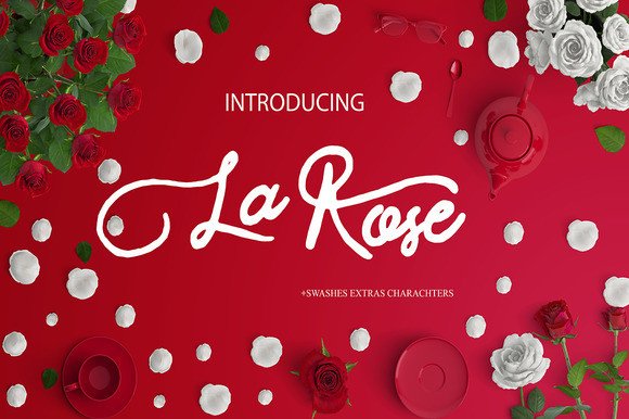 La Rose: A Distinctive Typeface for Elegant and Playful Designs