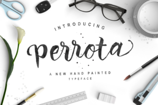 Perrota: The Beauty of a Hand-Painted Natural Typeface