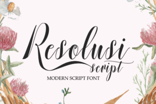Resolusi Script: Where Sweet Calligraphy Meets Modern Design
