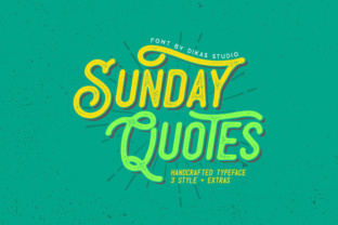 Sunday Quotes: A Strategic Font Set for Meaningful Communication