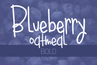 The Bluebery Oatmeal Bold Experience: Where Playful Typography Meets Real-World Design