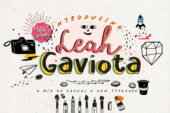 The Leah Gaviota Type Family: A Symphony of Script, Serif, and Sans