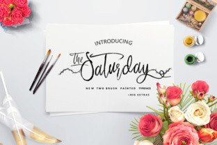 The Playful Charm of Saturday: Your New Favorite Hand-Painted Font